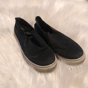 Black Slip Ons